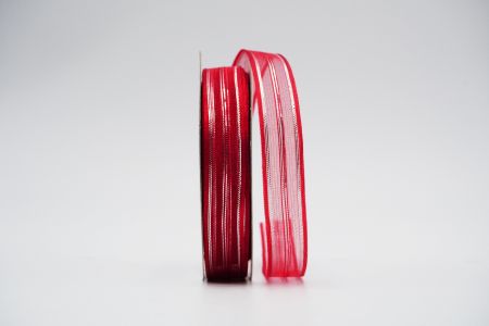 Metallic Stripes Sheer Lint_K1581-8-1_rood